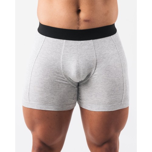 Must-Have Zero Classic Boxer Brief 2pk - Heather Grey Latest Edition