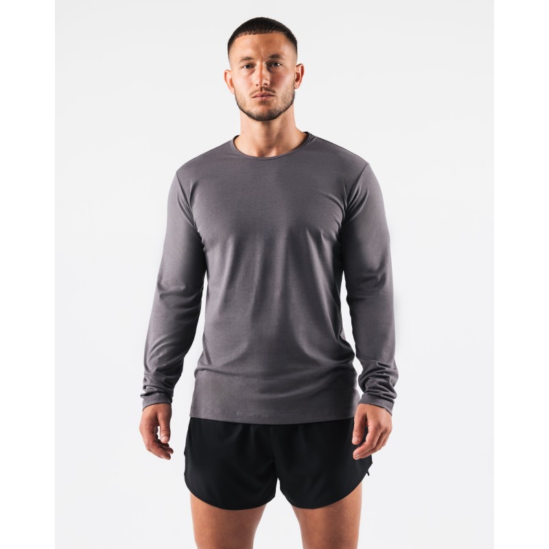 Must-Have Zero Classic LS Tee 2pk - Grey Immediate Availability