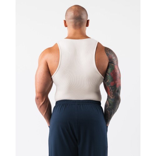 Must-Have Zero Ribbed Tank 2pk - Cream - Brown Available Now