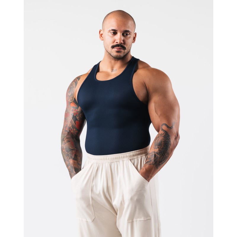 Must-Have Zero Ribbed Tank 2pk - Navy - Blue New Collection