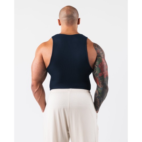 Must-Have Zero Ribbed Tank 2pk - Navy - Blue New Collection