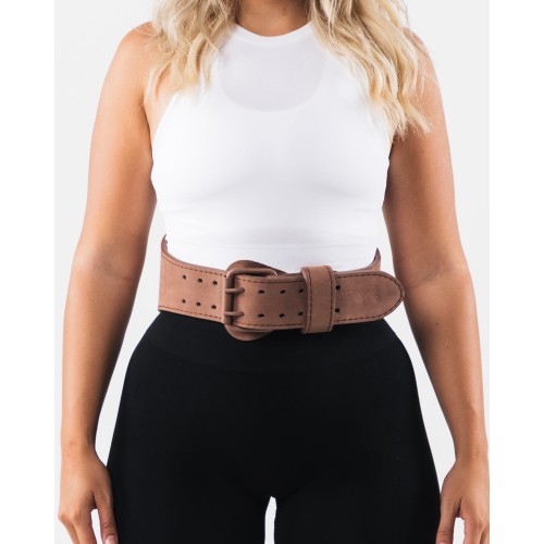 Must-Have Core Weightlifting Belt - Mocha - Brown Immediate Availability