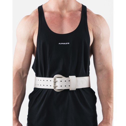 Must-Have Core Weightlifting Belt - Sea Salt - White Available Now