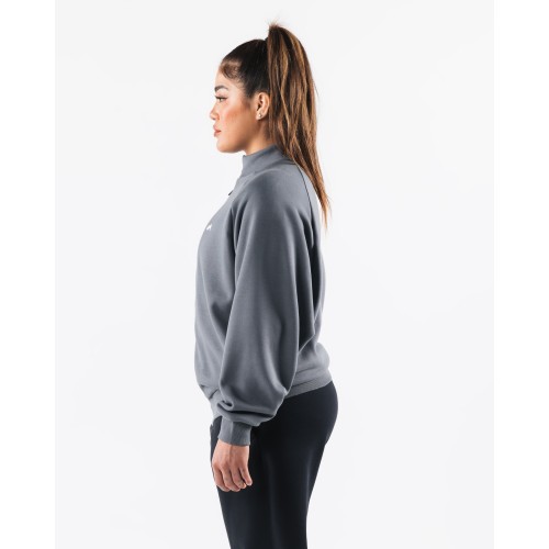 Must-Have Crest Zip Up - Ash - Grey Just In