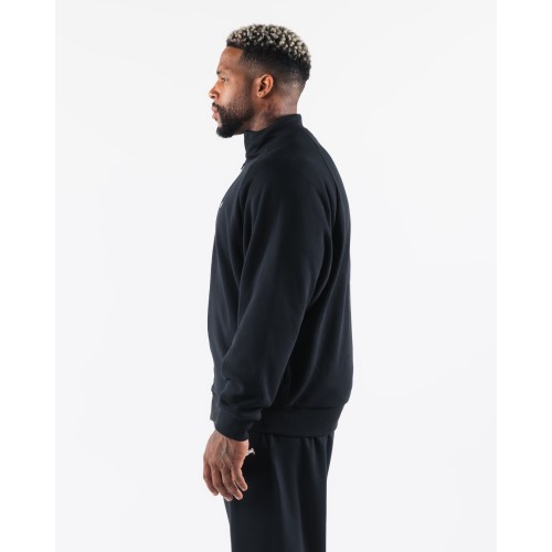 Must-Have Crest Zip Up - Black Available for Immediate Shipping