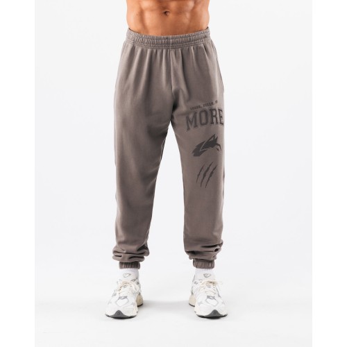 Must-Have Earth Dye Graphic Jogger - Ash - Grey Ready for Shipment