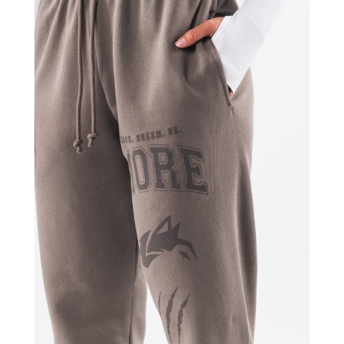 Must-Have Earth Dye Graphic Jogger - Ash - Grey Ready for Shipment