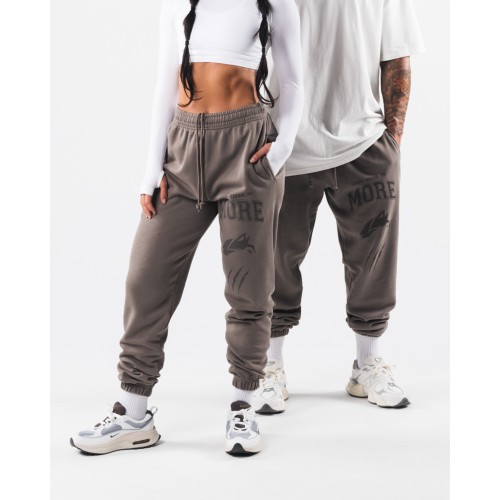 Must-Have Earth Dye Graphic Jogger - Ash - Grey Ready for Shipment