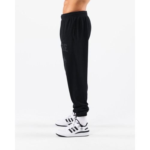 Must-Have Earth Dye Graphic Jogger - Black Latest Edition