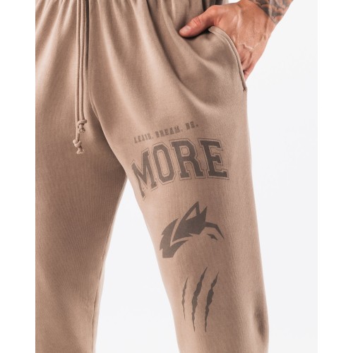 Must-Have Earth Dye Graphic Jogger - Mudstone - Brown On Hand Now