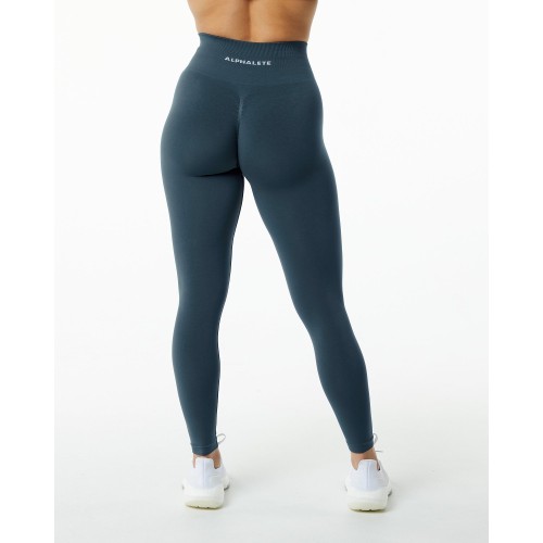 Must-Have Amplify Legging - Whale Blue Ready for Shipment