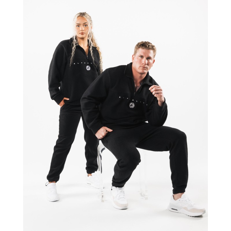 Must-Have King Quarter Zip - Black Available Now