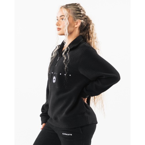 Must-Have King Quarter Zip - Black Available Now