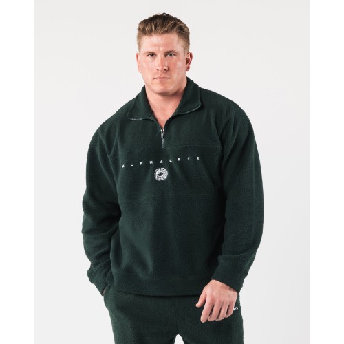 Must-Have King Quarter Zip - Evergreen - Green Hot New Item