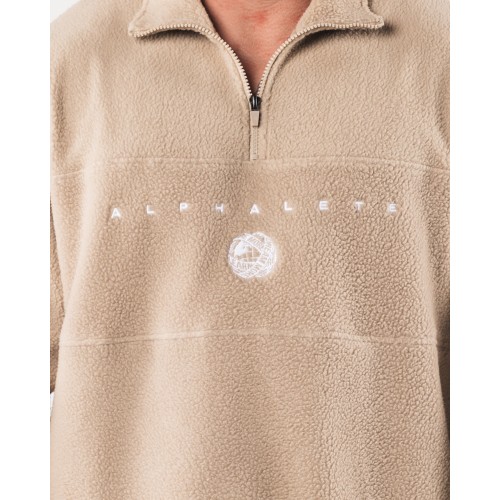 Must-Have King Quarter Zip - Linen - Brown New Collection