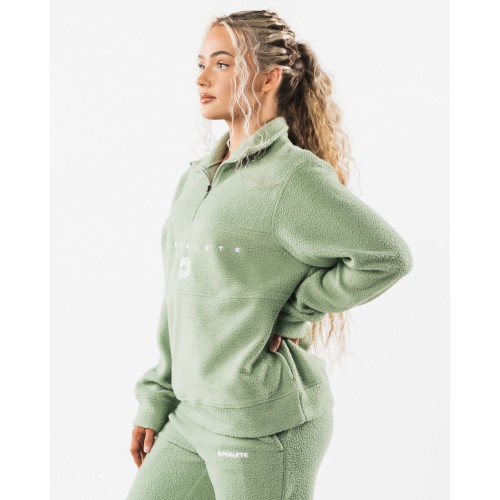 Must-Have King Quarter Zip - Sage - Green