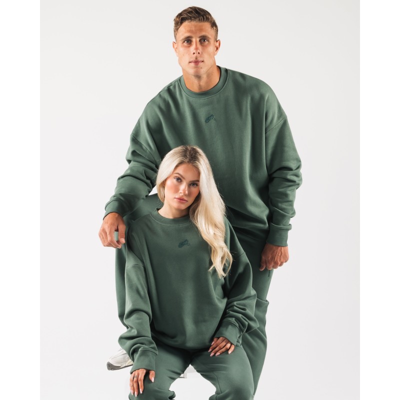 Must-Have Origin Crewneck - Serene - Green On Hand Now