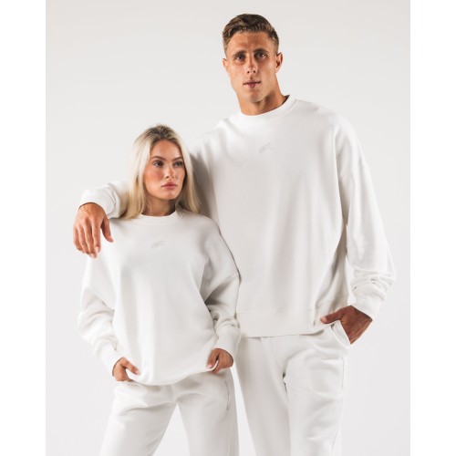 Must-Have Origin Crewneck - White Limited Stock