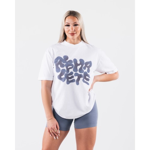 Must-Have Radial Blur Tee - White Fresh Release