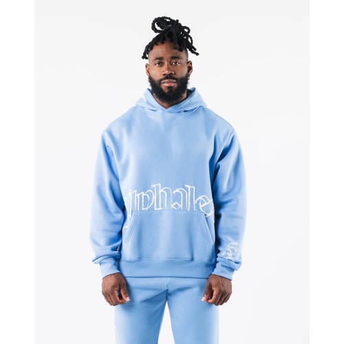 Must-Have Script Hoodie - Blue Immediate Availability