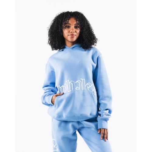 Must-Have Script Hoodie - Blue Immediate Availability