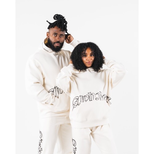 Must-Have Script Hoodie - Ivory - White Just Launched