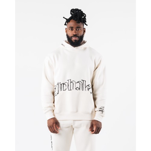 Must-Have Script Hoodie - Ivory - White Just Launched