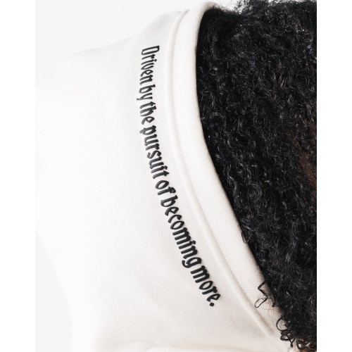 Must-Have Script Hoodie - Ivory - White Just Launched