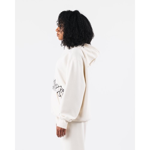 Must-Have Script Hoodie - Ivory - White Just Launched