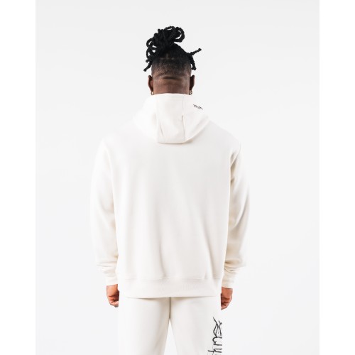 Must-Have Script Hoodie - Ivory - White Just Launched