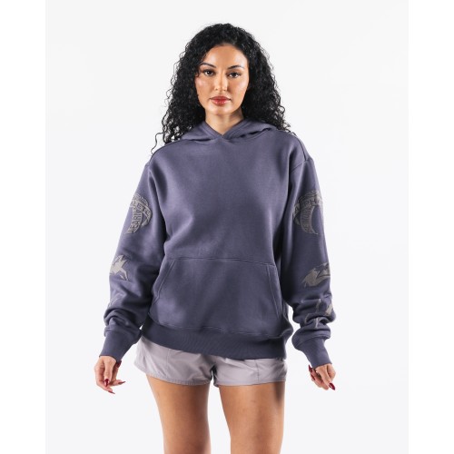 Must-Have Three Pillar Hoodie - Muted Purple Immediate Availability