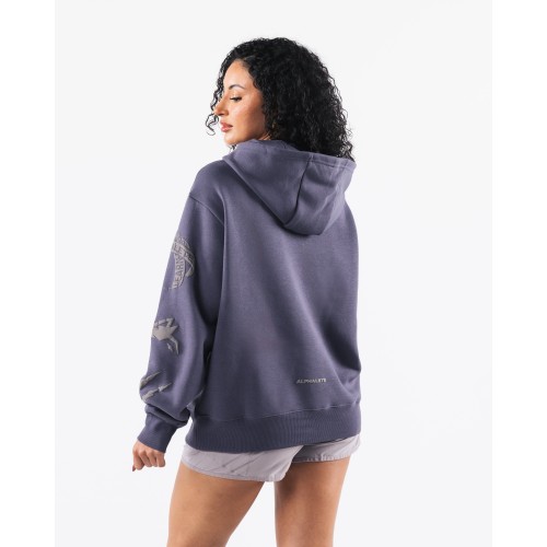 Must-Have Three Pillar Hoodie - Muted Purple Immediate Availability