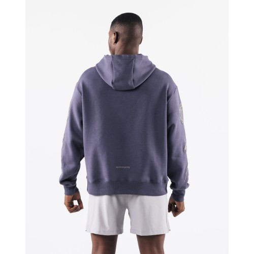 Must-Have Three Pillar Hoodie - Muted Purple Immediate Availability