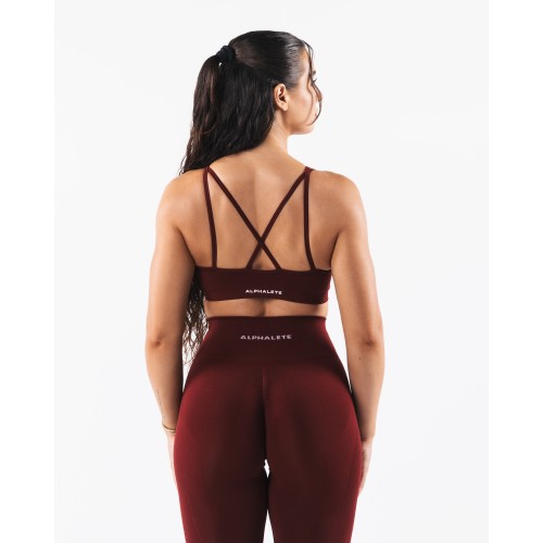 Must-Have Amplify Excel Bra - New Burgundy - Red Latest Edition