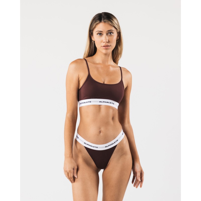 Must-Have Acute Cami Bralette - Sangria - Red Latest Edition