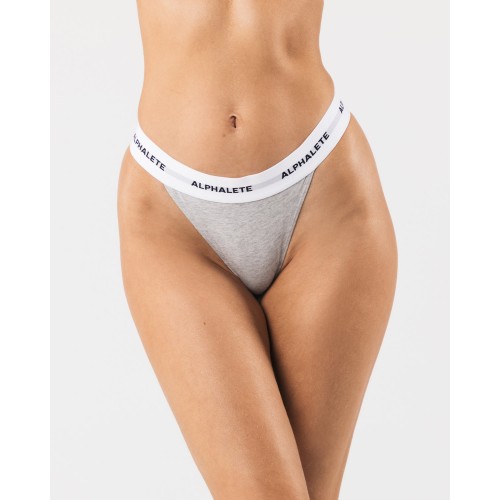 Must-Have Acute Thong - Heather Grey Immediate Availability