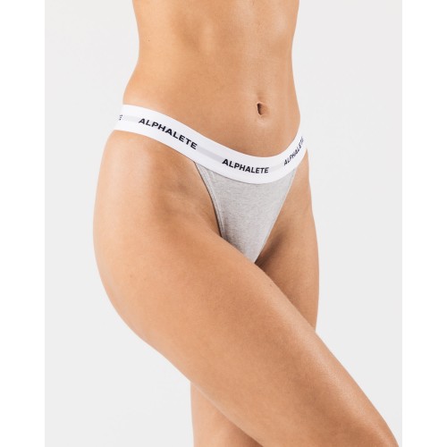 Must-Have Acute Thong - Heather Grey Immediate Availability