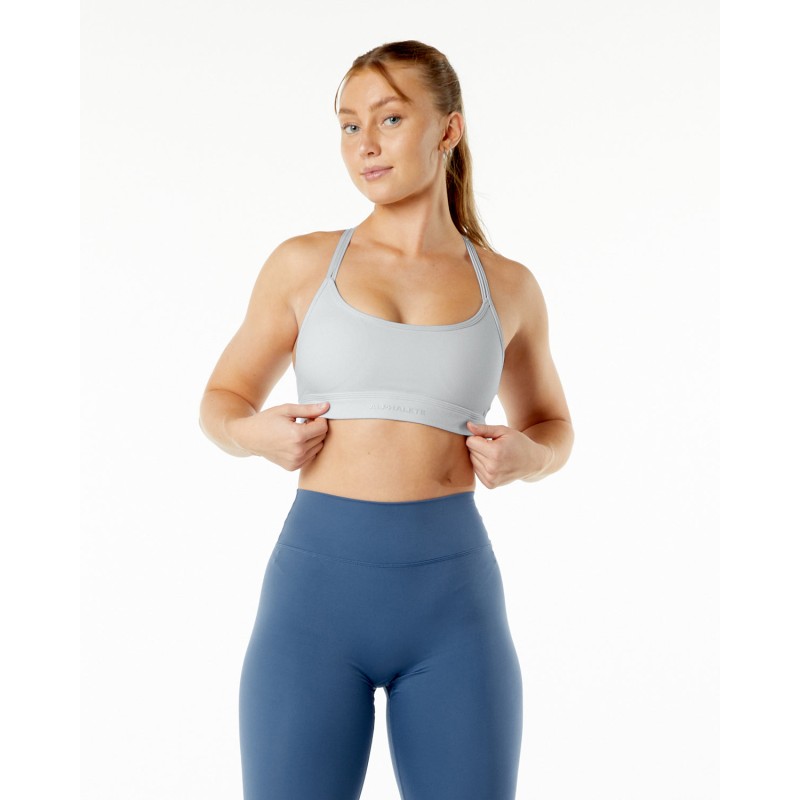 Must-Have Alphalux Tri Bra - Thundercloud - Grey Available for Immediate Shipping