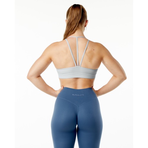 Must-Have Alphalux Tri Bra - Thundercloud - Grey Available for Immediate Shipping