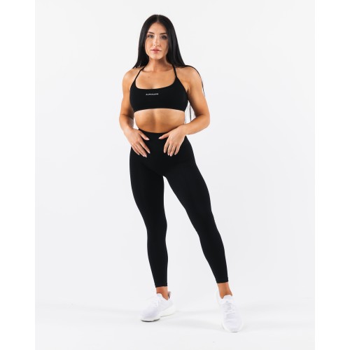 Must-Have Amplify Back Cross Bra - Black Hot New Item