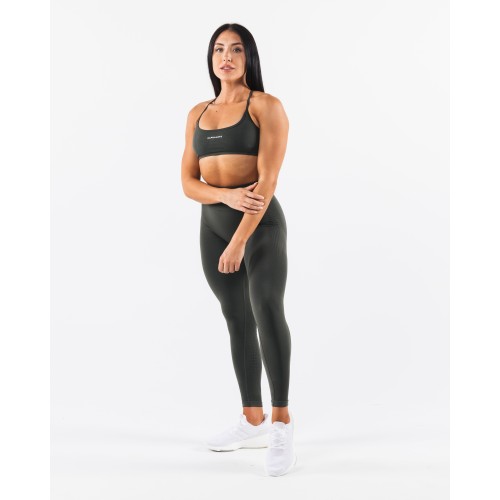 Must-Have Amplify Back Cross Bra - Mountain Top - Grey