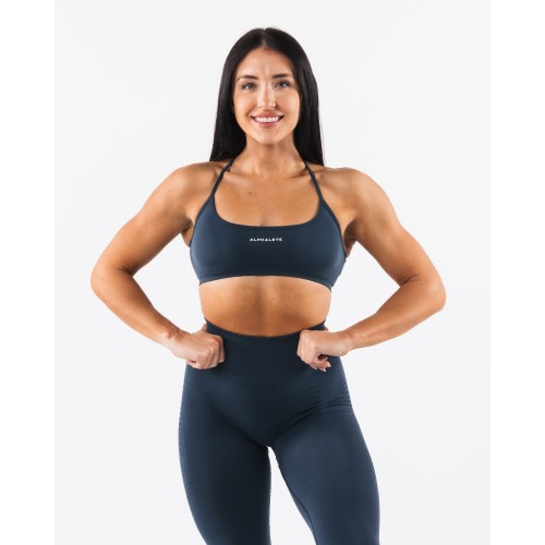 Must-Have Amplify Back Cross Bra - Trusted Blue In Stock