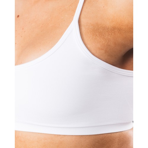 Must-Have Amplify Back Cross Bra - White Available for Immediate Shipping