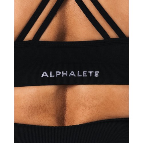 Must-Have Amplify Deep V Bra - Black Available for Immediate Shipping