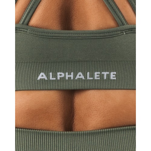 Must-Have Amplify Deep V Bra - Noble Green Fresh Release