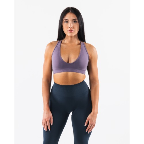 Must-Have Amplify Deep V Bra - Pomp - Purple Limited Stock