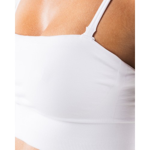 Must-Have Amplify Gemini Bra - White Available for Immediate Shipping