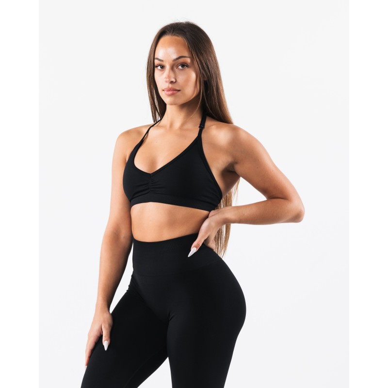 Must-Have Amplify Halter Bra - Black New Release