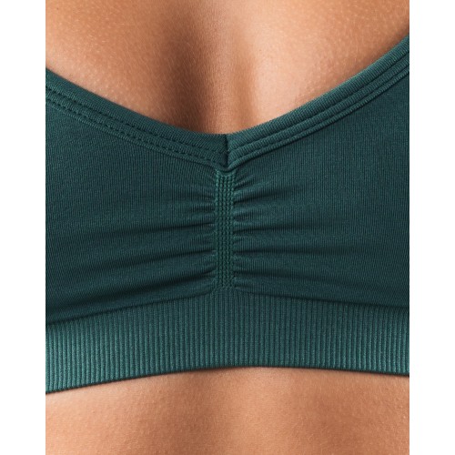 Must-Have Amplify Halter Bra - Sage - Green On Hand Now