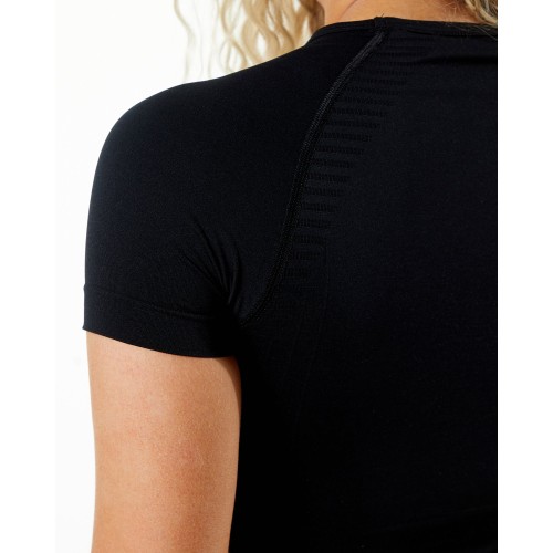 Must-Have Amplify SS Crop - Black Immediate Availability